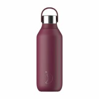 Bouteille isotherme Série 2 plum red  500 ml Violet Chilly's