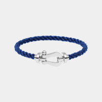 Bracelet Force 10 Grand Modèle en or blanc Gris Fred