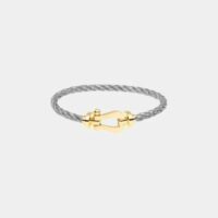 Bracelet Force 10 avec manille en or jaune Jaune Fred