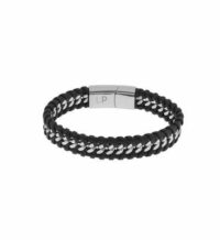 Bracelet Homme Louis Pion Metal Noir Louis Pion