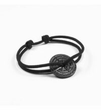 Bracelet Noir Asphalte - Le Torrent Noir Le Vent à la Française