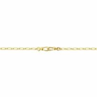 Bracelet chaine Pure laiton doré or fin 24K DOUBLE LOCK TORSADE Jaune Nilai