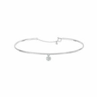 Bracelet jonc 360° - diamant 0