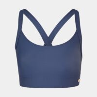 Brassière de sport croisée fibre Econyl Bleu Les Poulettes