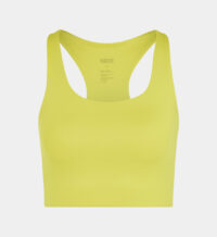 Brassière de sport nylon stretch dos nageur Vert Girlfriend Collective