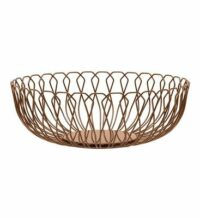 CRUZ-Corbeille ronde 25 cm Marron Degrenne