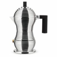 Cafetière espresso en fonte d' aluminium Pulcina Multicolore Alessi