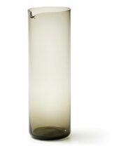 Carafe à eau Bloom verre fumé 24 cm Marron Bitossi Home