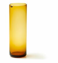 Carafe à eau Bloom verre teinté ambre 24 cm Marron Bitossi Home
