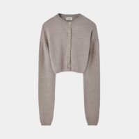 Cardigan court laine Gris Lemaire