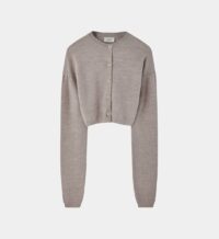 Cardigan court laine Gris Lemaire