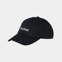 Casquette Booster signature coton Noir Etudes