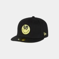 Casquette coton New Era x Smiley Noir New Era