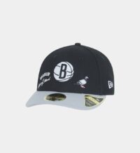 Casquette de Basketball 59Fifty Brooklyn x NBA Noir New Era