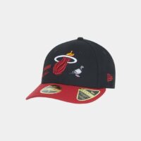 Casquette de Basketball 59Fifty Heat Miami x NBA Noir New Era