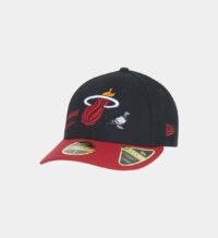 Casquette de Basketball 59Fifty Heat Miami x NBA Noir New Era