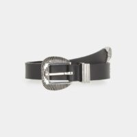 Ceinture Anissa cuir Noir One Step