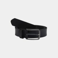 Ceinture New Eric en cuir Noir Agnes B.