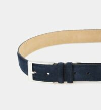 Ceinture en cuir Bleu Paire & Fils