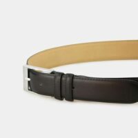 Ceinture en cuir Noir Paire & Fils