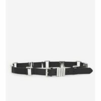 Ceinture fine en cuir Noir The Kooples