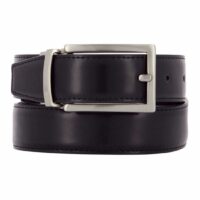 Ceinture réversible noir et marron Noir Extra Souple