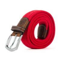 Ceinture tressée Rouge Billy Belt