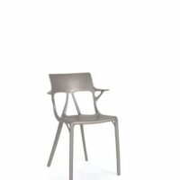 Chaise A.I. - gris métallique Gris Kartell