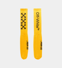 Chaussettes longues Carry Arrows flèches Jaune Off White