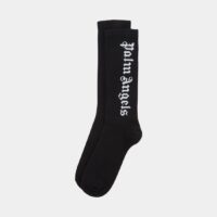 Chaussettes longues coton stretch Noir Palm Angels