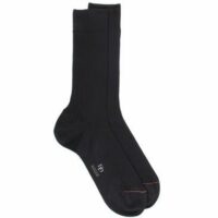 Chaussettes longues  en coton Noir Doré Doré