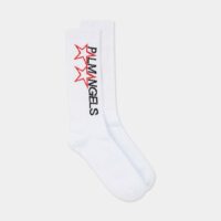 Chaussettes longues signature Blanc Palm Angels