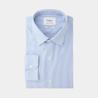 Chemise Contemporaine coton rayé Bleu Figaret