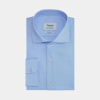 Chemise Contemporaine en coton Bleu Figaret