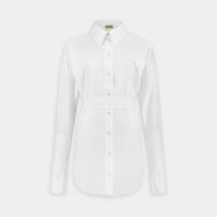 Chemise Patras coton ceinturée Blanc Gauge81