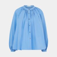 Chemise ample manches ballon Bleu Co