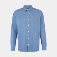 Chemise chambray Federico coton Bleu A.P.C.