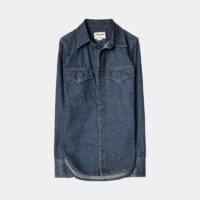 Chemise droite Thelma en coton organique Bleu Zadig&Voltaire