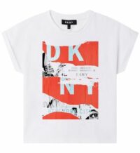 Chemise en popeline à imprimé Blanc Kenzo Kids