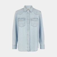 Chemise jean Heritage coton Bleu Wrangler