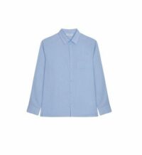 Chemise manches longues en lin - Robin Bleu Maison Montagut