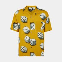 Chemisette Dice  fluide Jaune Stussy