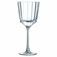 Coffret de 6 verres à pied Macassar 25 cl Blanc Cristal d'Arques