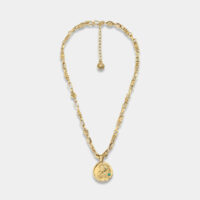 Collier astro lion Talisman Jaune Goossens