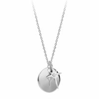 Collier double étoile du Nord Gris Mya Bay