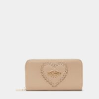 Compagnon Lace Soft Heart coeur tissé Beige Love Moschino