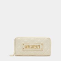 Compagnon matelassé signature Beige Love Moschino