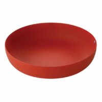 Corbeille ronde acier rouge Ø21 cm Rouge Alessi