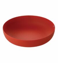 Corbeille ronde acier rouge Ø21 cm Rouge Alessi