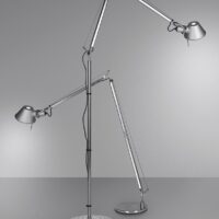 Corps lampadaire TOLOMEO LETTURA H167 cm Gris Artemide